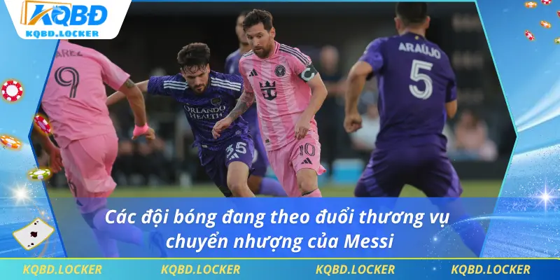 Các đội bóng đang theo đuổi thương vụ chuyển nhượng của Messi